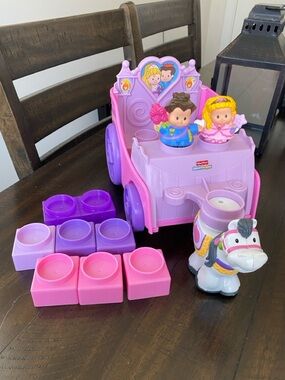 Fisher-Price Little People Builders Build 'n Drive Carriage